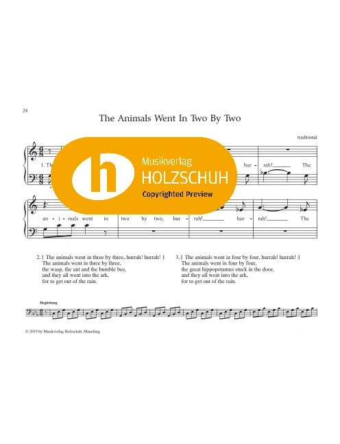 The Animal Went In Two By Two